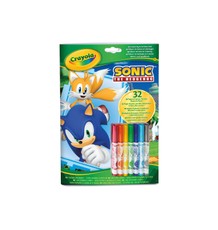 CRAYOLA SONIC Spalvinimo ir veiklos albumas
