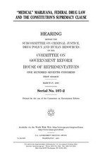 "Medical" marijuana, federal drug law, and the constitution's supremacy clause