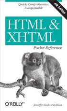 HTML & XHTML Pocket Reference