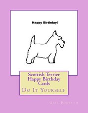 Scottish Terrier Happy Birthday Cards