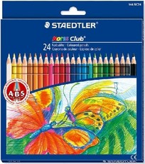 Spalvoti pieštukai STAEDTLER NORIS CLUB, 24 sp.