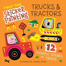 First Fun Sticker Painting: Trucks and Tractors