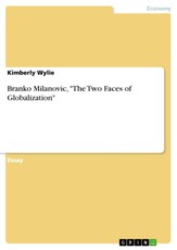 Branko Milanovic, "The Two Faces of Globalization"