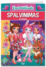 Enchantimals. Spalvinimas su lipdukais