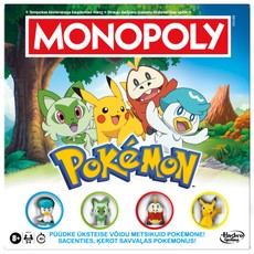 MONOPOLY Žaidimas „Monopolis: Pokemonai“, estų/latvių k.