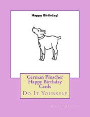 German Pinscher Happy Birthday Cards
