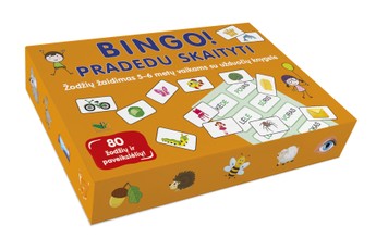 Bingo! Pradedu skaityti! Žodžių žaidimas 5–6 metų vaikams