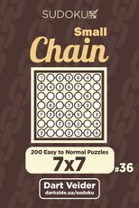 Small Chain Sudoku - 200 Easy to Normal Puzzles 7x7 (Volume 36)