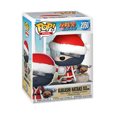 FUNKO POP! Vinilinė figūrėlė: Naruto - Kakashi Hatake with Pakkun (Holiday Outfit)