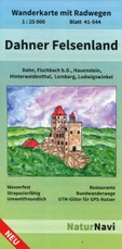 Dahner Felsenland,  Blatt 41-544, 1 : 25 000