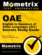 Oae English to Speakers of Other Languages (021) Secrets Study Guide