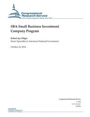 SBA Small Business Investment Company Program