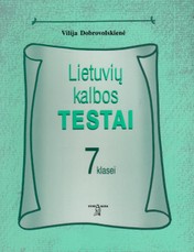 Lietuvių kalbos testai 7 klasei