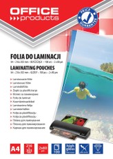 Laminavimo vokeliai, folija A4 2x80mic 100vnt