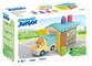 PLAYMOBIL Junior figūrėlių rinkinys 71686 – statybinis sunkvežimis su garažu