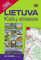 Lietuva. Kelių atlasas M1:100 000 (kieti viršeliai)