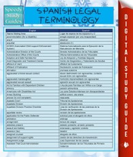 Spanish Legal Terminology