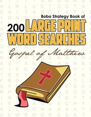 Bobo Strategy Book of 200 Large Print Word Searches