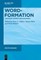 Word-Formation - Language Contact and Diachrony