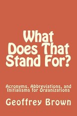 What Does That Stand For?