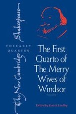 The First Quarto of 'The Merry Wives of Windsor'