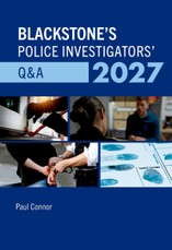 Blackstone's Police Investigators' Q&A 2027