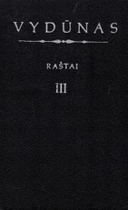 Vydūnas. Raštai III tomas