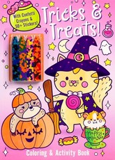 Tricks & Treats! Coloring & Activity with Confetti Crayons