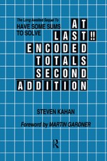 At Last!! Encoded Totals Second Addition