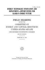 Energy technology innovation and deployment