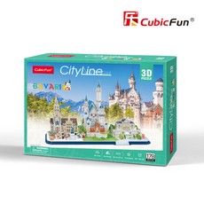 CUBICFUN 3D dėlionė „Bavarija“