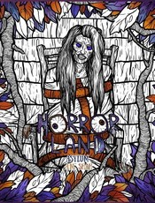 Adult Coloring Book Horror Land