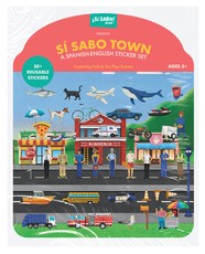 SÃÂ­ Sabo Town: A Bilingual Reusable Sticker Play Set