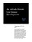 An Introduction to Low Impact Development