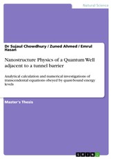 Nanostructure Physics of a Quantum Well adjacent to a tunnel barrier